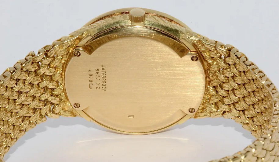 Piaget Damenuhr 18 Karat Gelbgold mit Diamanten 32mm