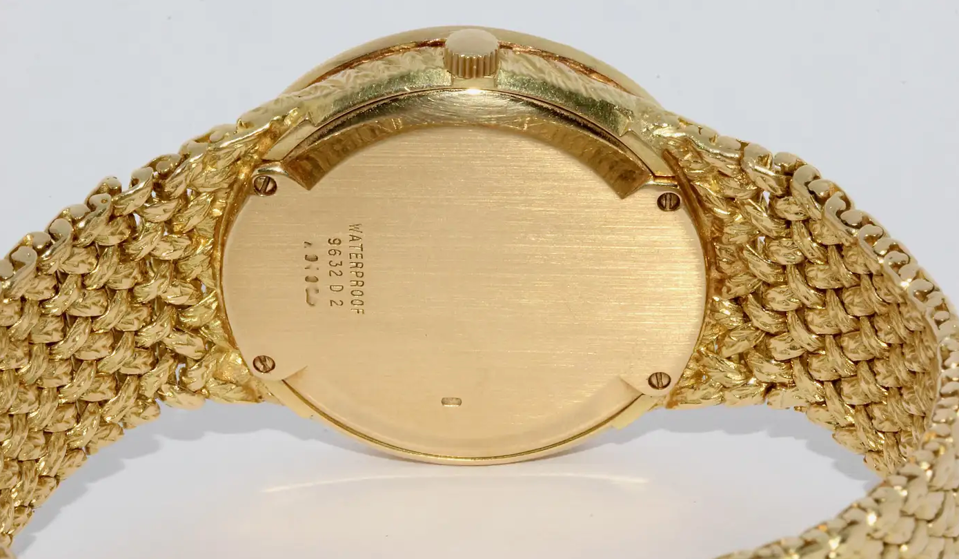 Piaget Damenuhr 18 Karat Gelbgold mit Diamanten 32mm
