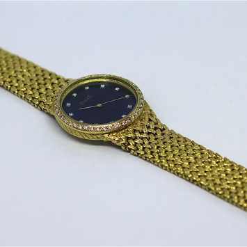 Piaget Damenuhr 18 Karat Gelbgold mit Diamanten 32mm