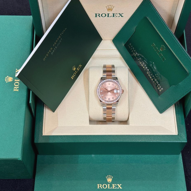Rolex Lady-Datejust 278381RBR 31 mm Pink, Gold-Stahl NEU