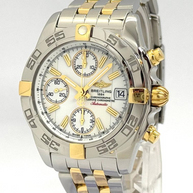 Breitling Chrono Cockpit Galactic Chronograph Gold-Stahl B13358L2 A700