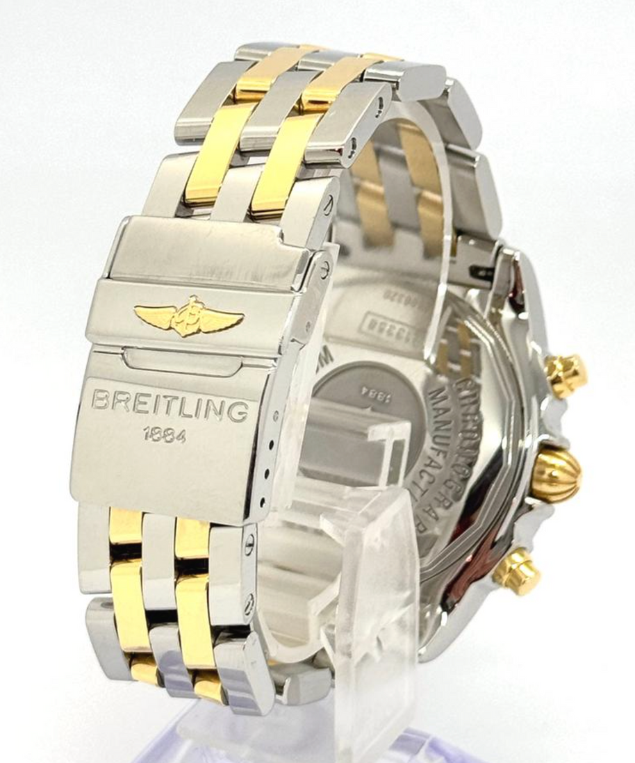 Breitling Chrono Cockpit Galactic Chronograph Gold-Stahl B13358L2-A700
