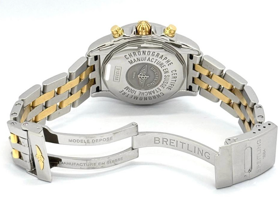Breitling Chrono Cockpit Galactic Chronograph Gold-Stahl B13358L2-A700