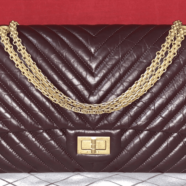 CHANEL A37590 Jumbo Double Flap Bag 2.55 Violett Lambskin Umhängetasche