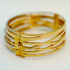 Al Coro Serenata Armreif aus 18K Rosé- & Weißgold mit Diamanten