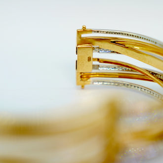 Al Coro Serenata Armreif aus 18K Rosé- & Weißgold mit Diamanten