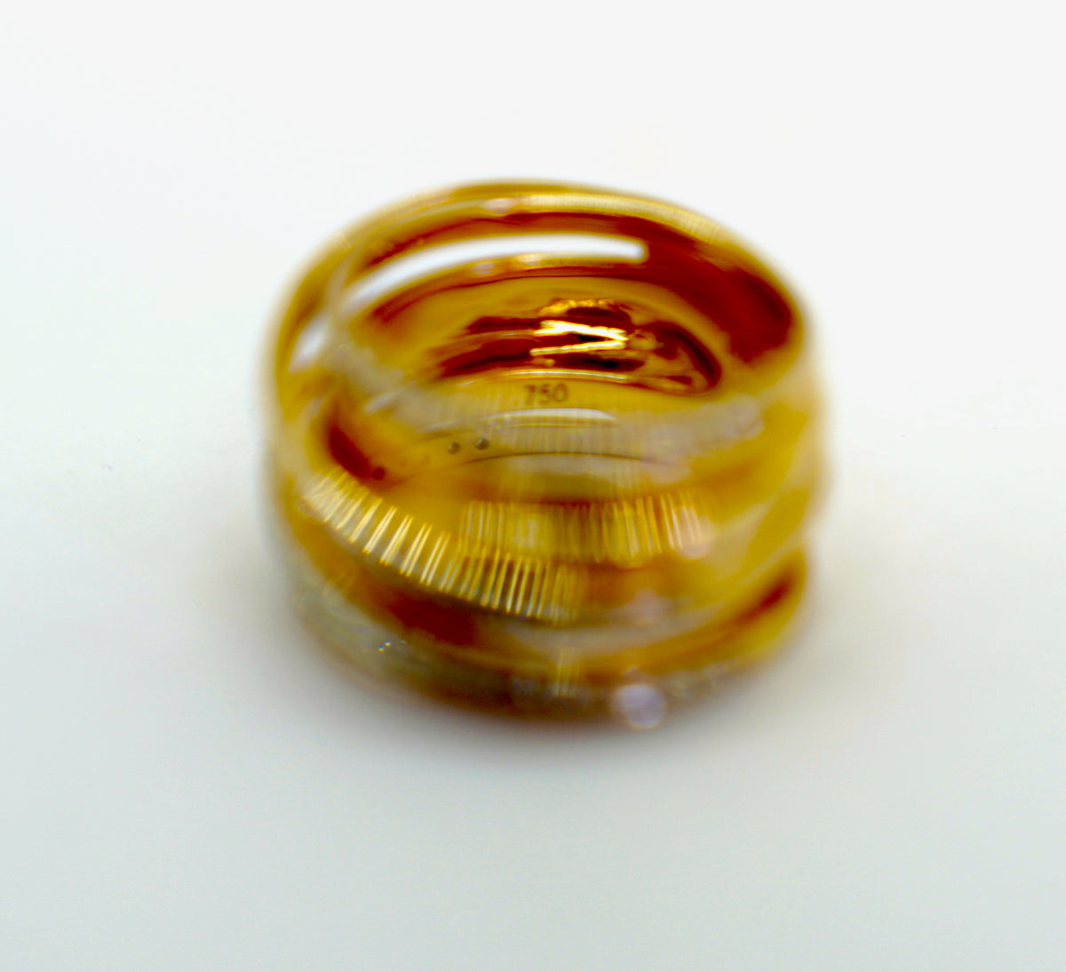 Al Coro Serenata Damenring aus 18K Roségold mit Diamanten, Größe 52,5