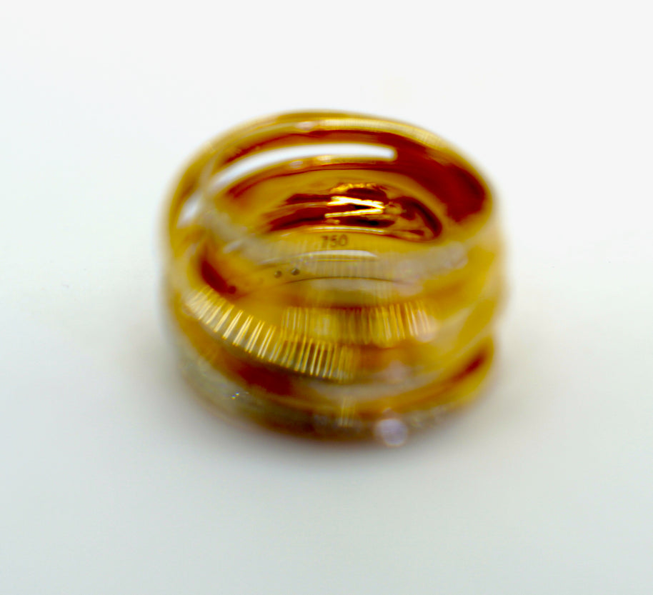 Al Coro Serenata Damenring aus 18K Roségold mit Diamanten, Größe 52,5
