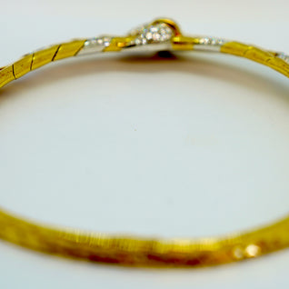 Wempe Collier aus 18K Gelb- & Weißgold mit 7,35 ct Diamanten, 1994
