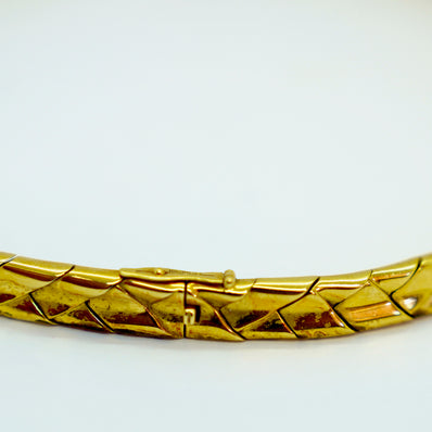 Wempe Collier aus 18K Gelb- & Weißgold mit 7,35 ct Diamanten, 1994