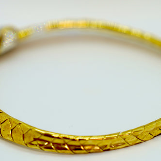 Wempe Collier aus 18K Gelb- & Weißgold mit 7,35 ct Diamanten, 1994