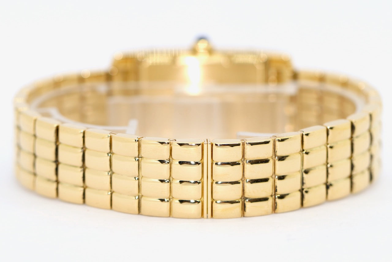 Cartier Tank Américaine Damenuhr 811904, 18 Karat Gelbgold, Quarz