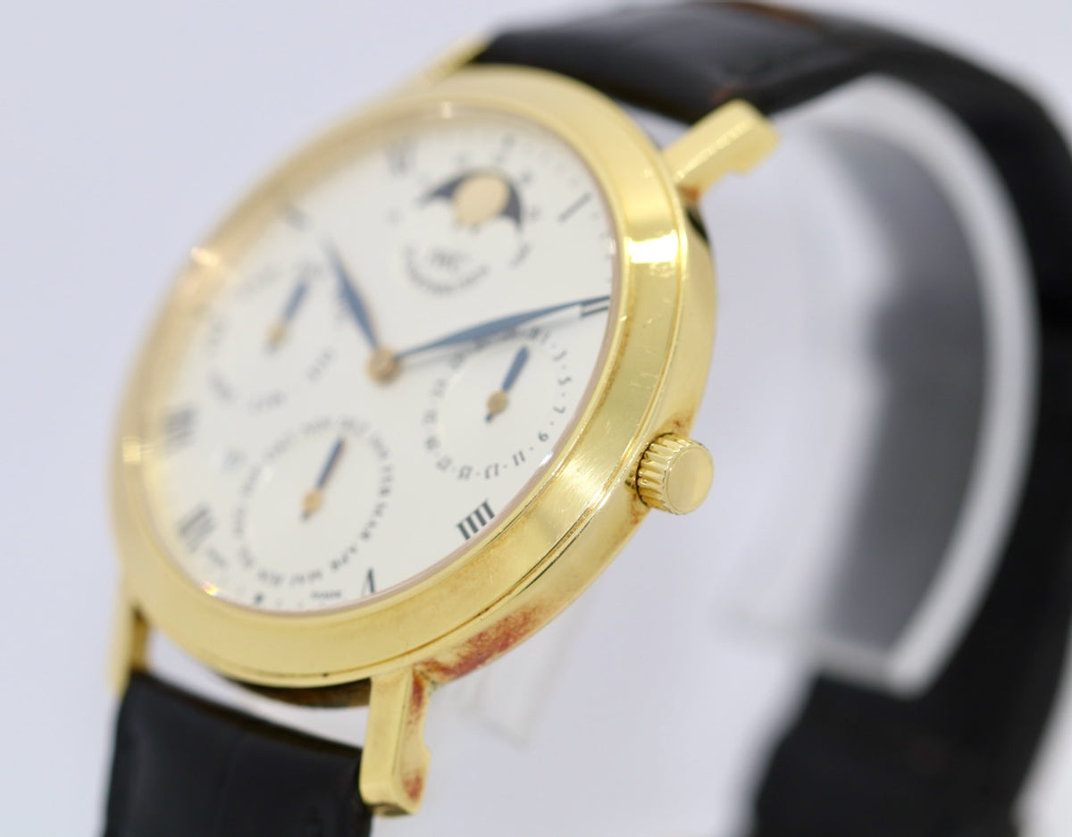 IWC Portofino Romana Perpetual Calendar IW2050 Gelbgold Armbanduhr