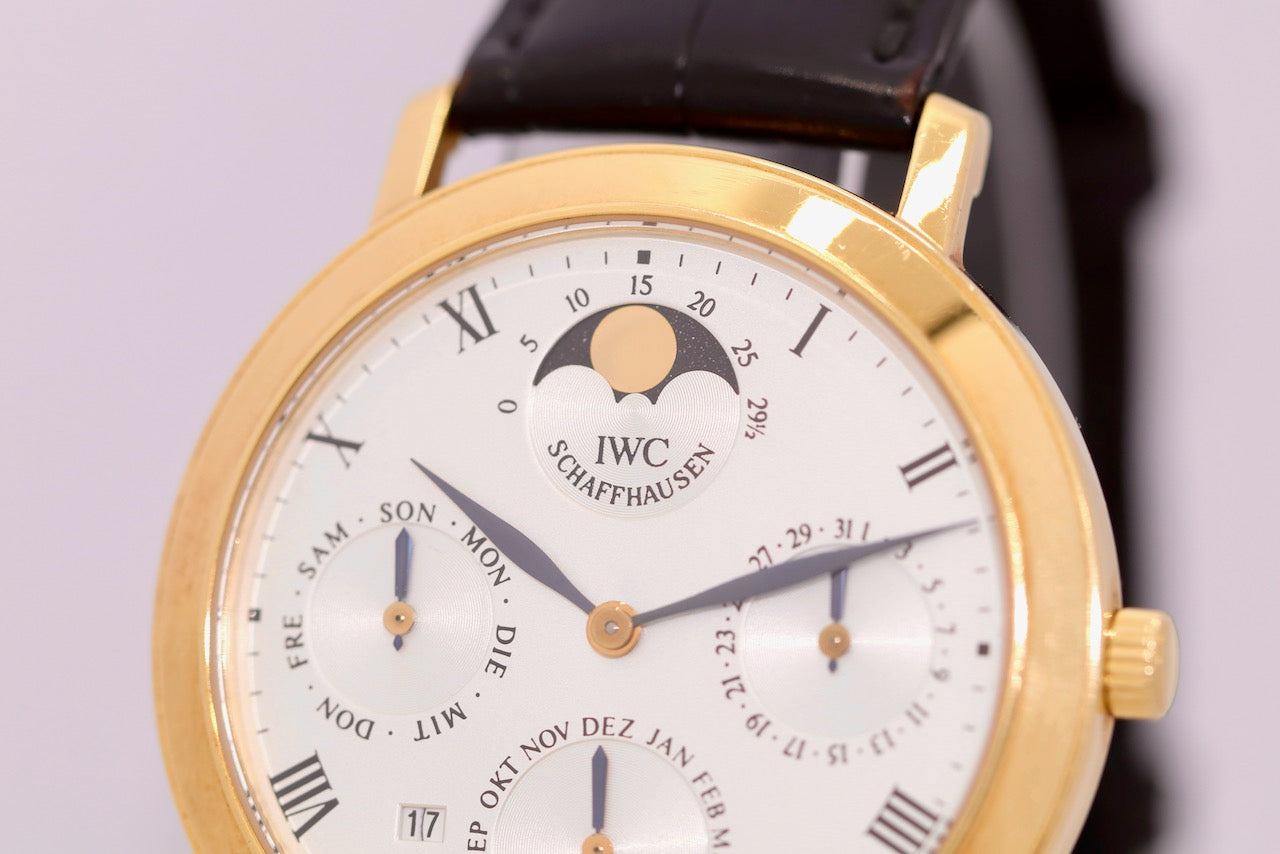 IWC Portofino Romana Perpetual IW2050 Gelbgold Armbanduhr