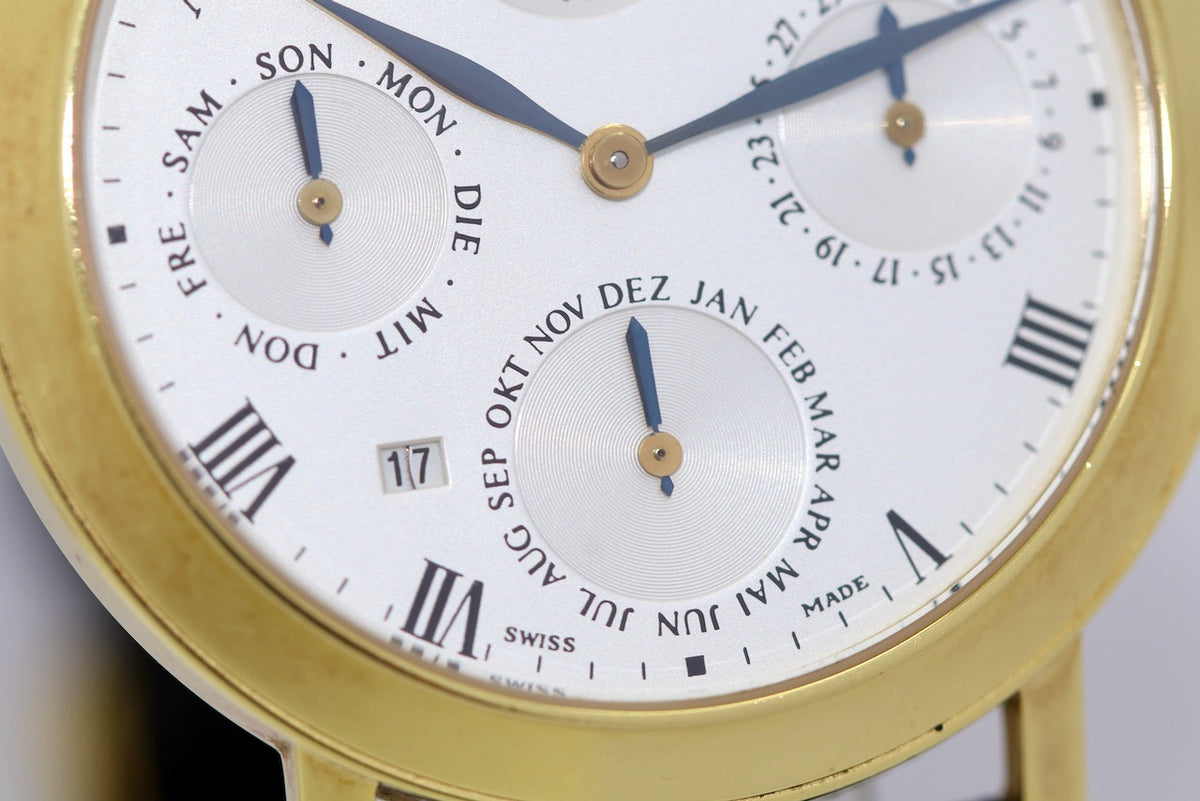 IWC Portofino Romana Perpetual Calendar IW2050 Gelbgold Armbanduhr