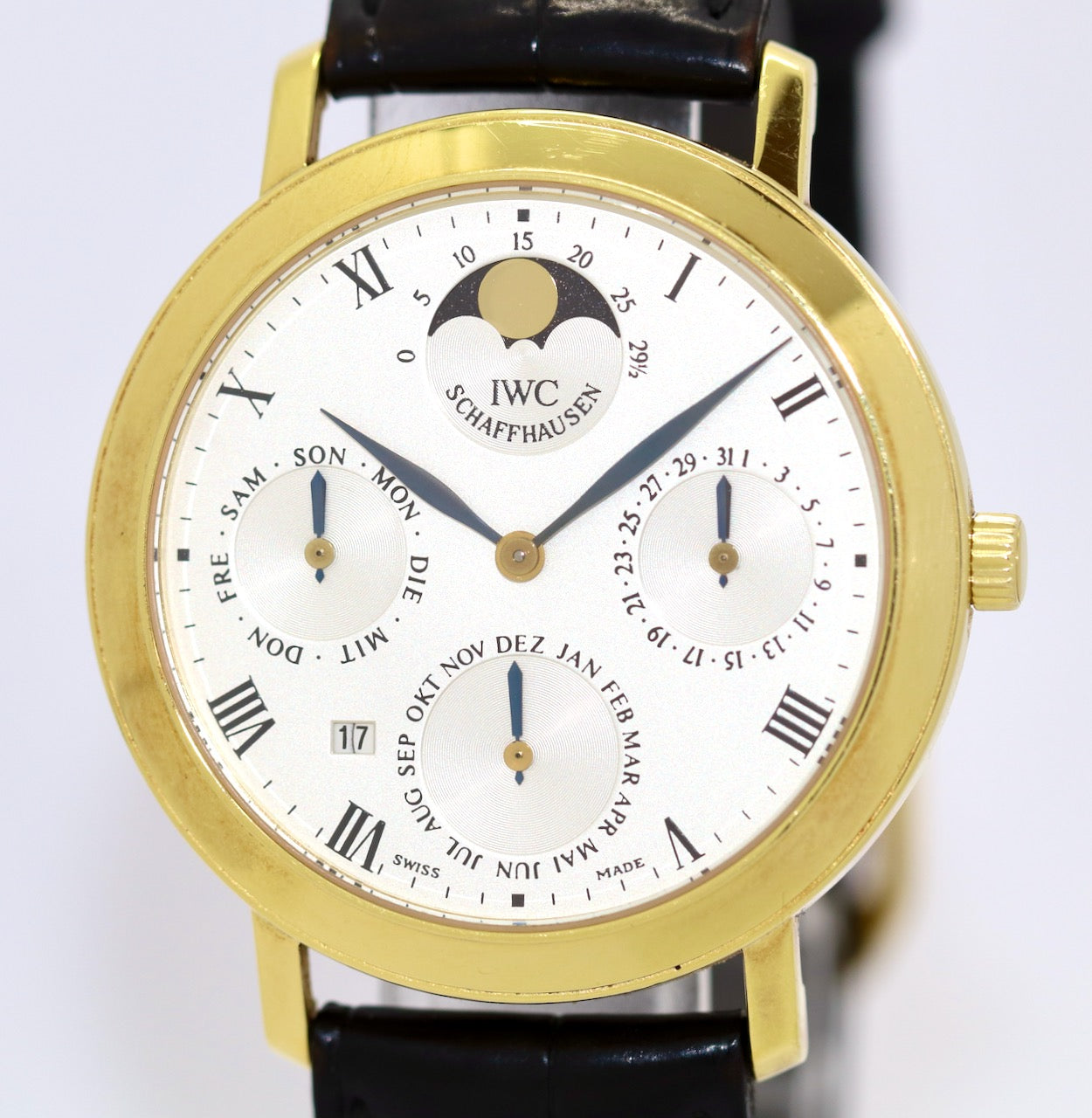 IWC Portofino Romana Perpetual IW2050 Gelbgold Armbanduhr