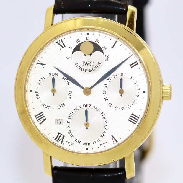 IWC Portofino Romana Perpetual IW2050 Gelbgold Armbanduhr