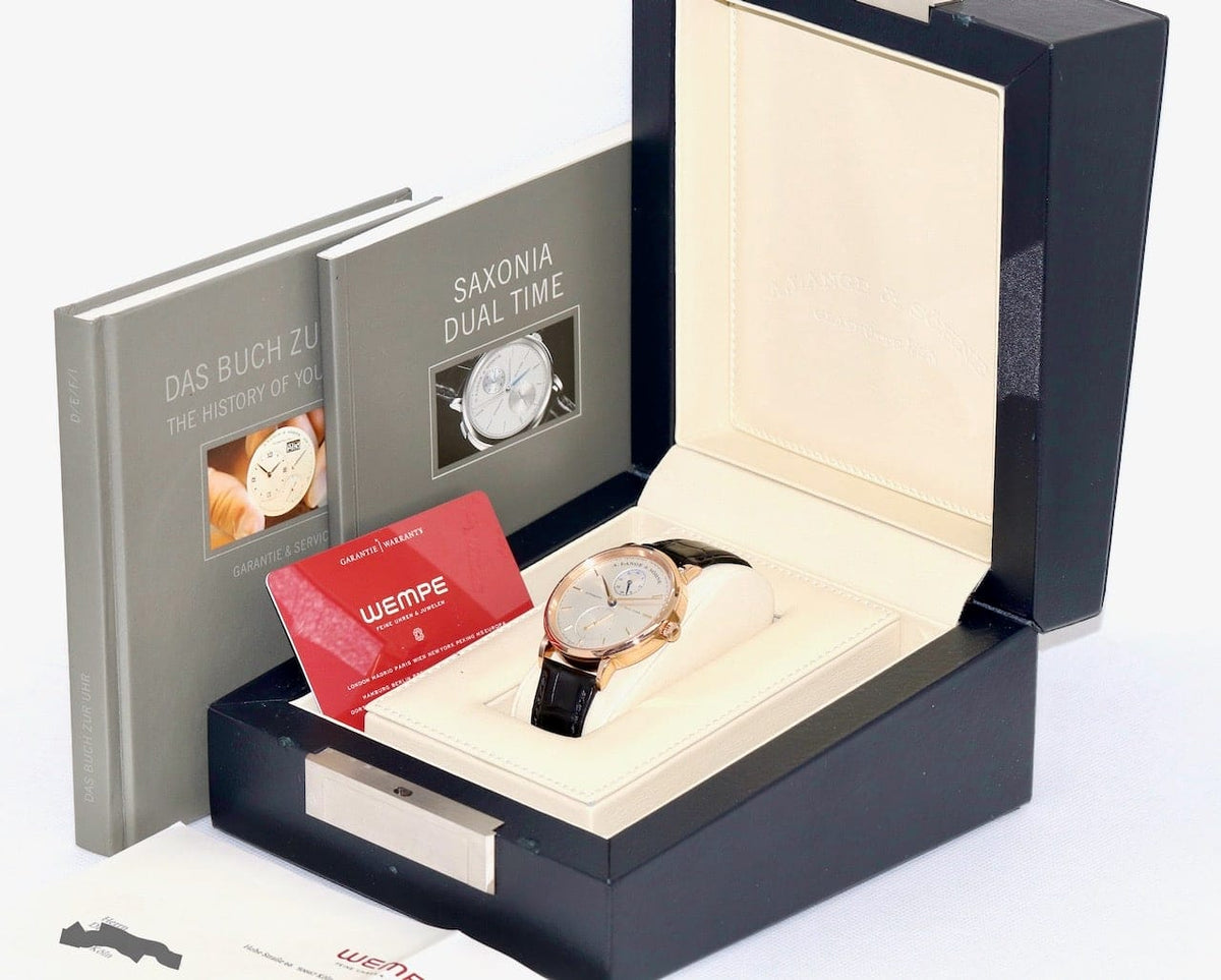 A Lange & Söhne Saxonia Dual Time Roségold 385032