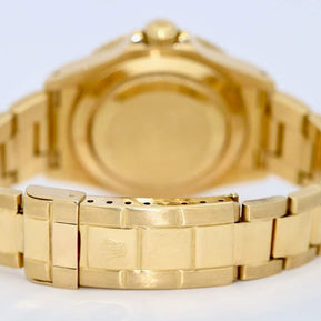 Rolex Submariner Date Gold 16618 Blau Vintage