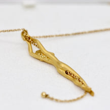 Carrera y Carrera Collier „Nude Woman“ Halskette aus 18K Gelbgold mit Diamant