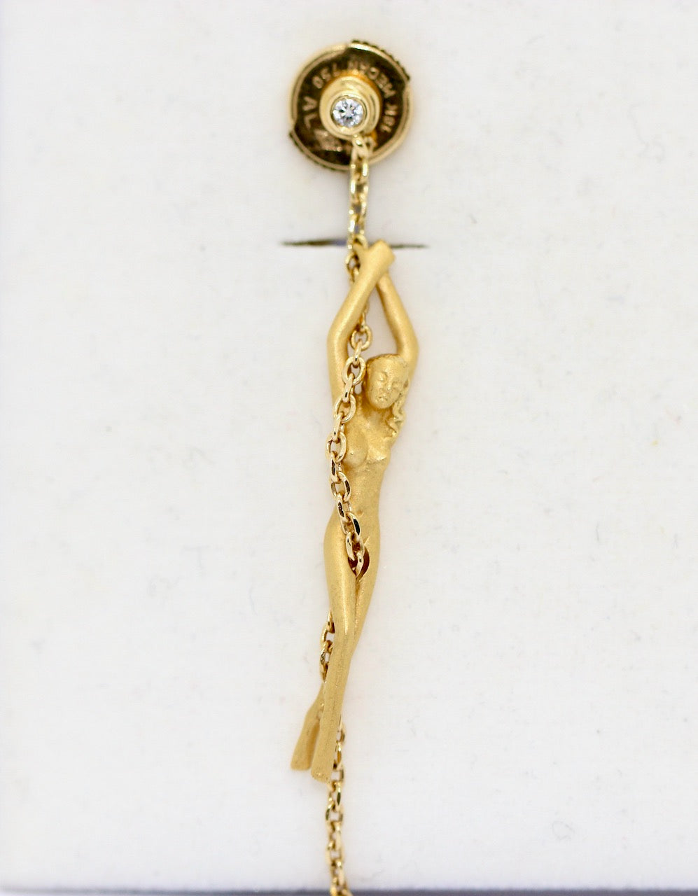 Carrera y Carrera Ohrringe „Nude Woman“ aus 18K Gelbgold mit Diamanten