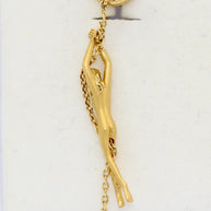 Carrera y Carrera Ohrringe „Nude Woman“ aus 18K Gelbgold mit Diamanten