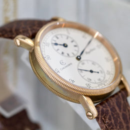Chronoswiss Régulateur CH 6327 Bronze Armbanduhr Handaufzug