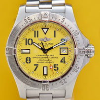Breitling Avenger Seawolf 3000m A17330 Automatic Gelbes Zifferblatt