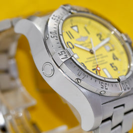 Breitling Avenger Seawolf 3000m A17330 Automatic Gelbes Zifferblatt