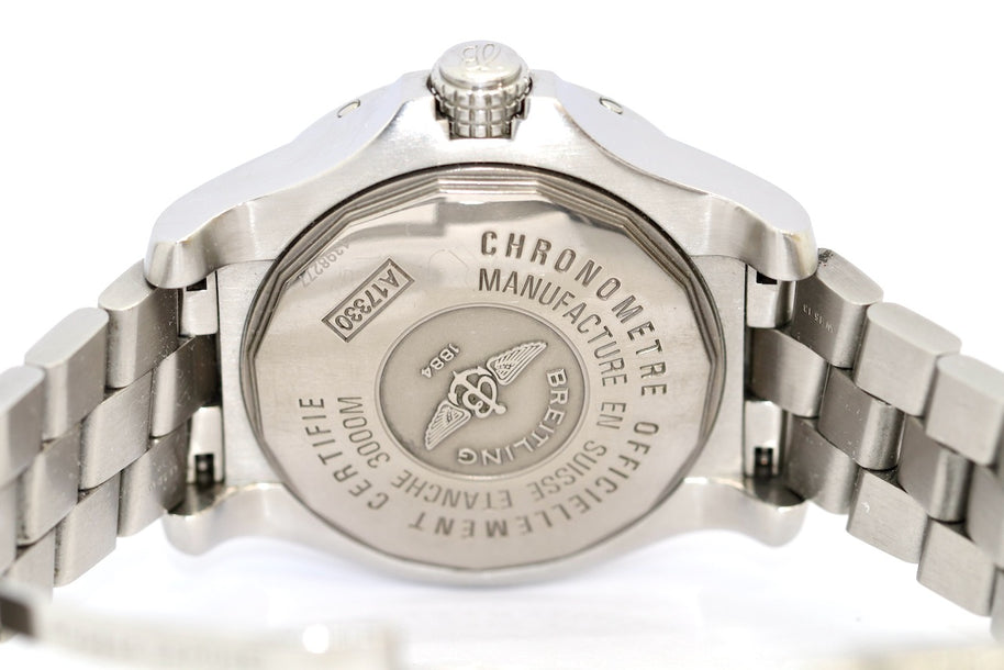 Breitling Avenger Seawolf 3000m A17330 Automatic Gelbes Zifferblatt