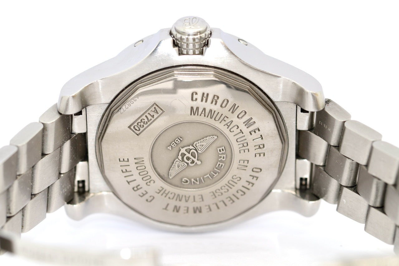 Breitling Avenger Seawolf 3000m A17330 Automatic Gelbes Zifferblatt