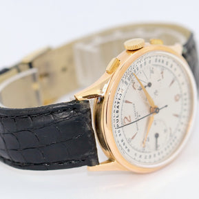 Baume & Mercier 18 Karat Gold Vintage Chronograph WEMPE Service