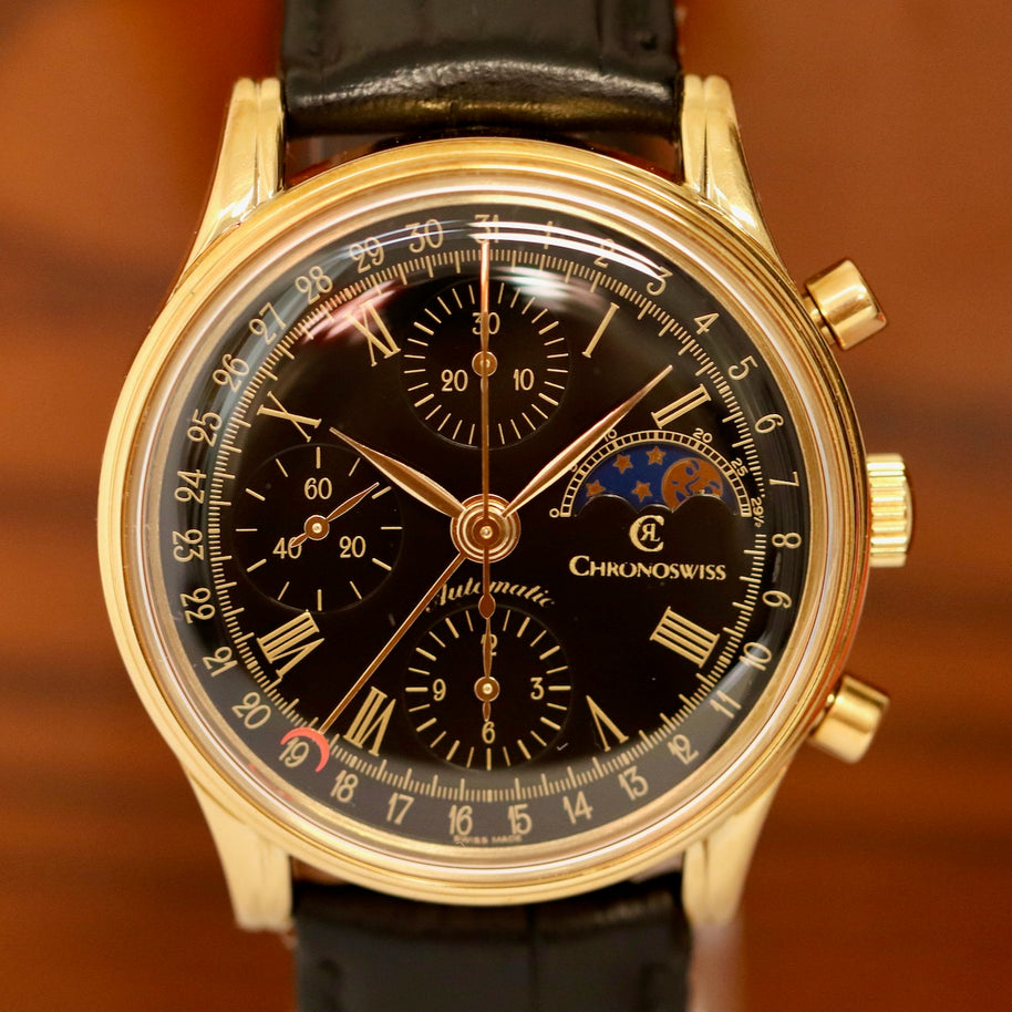 Chronoswiss Lunar Chronograph Lunar CH 77951 77990 Automatik Armbanduhr