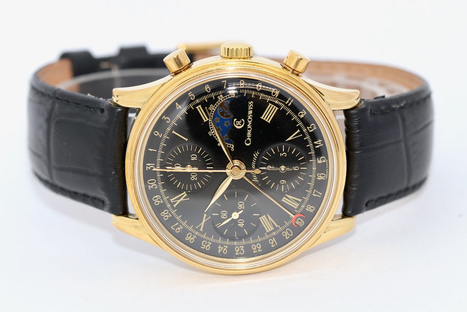Chronoswiss Lunar Chronograph Lunar CH 77951 77990 Automatik Armbanduhr