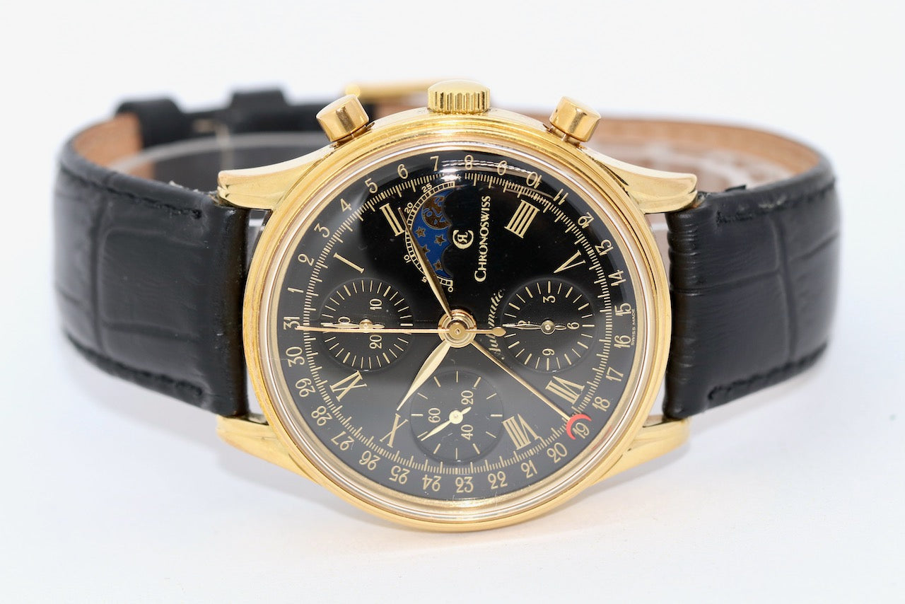 Chronoswiss Lunar Chronograph Lunar CH 77951 77990 Automatik Armbanduhr