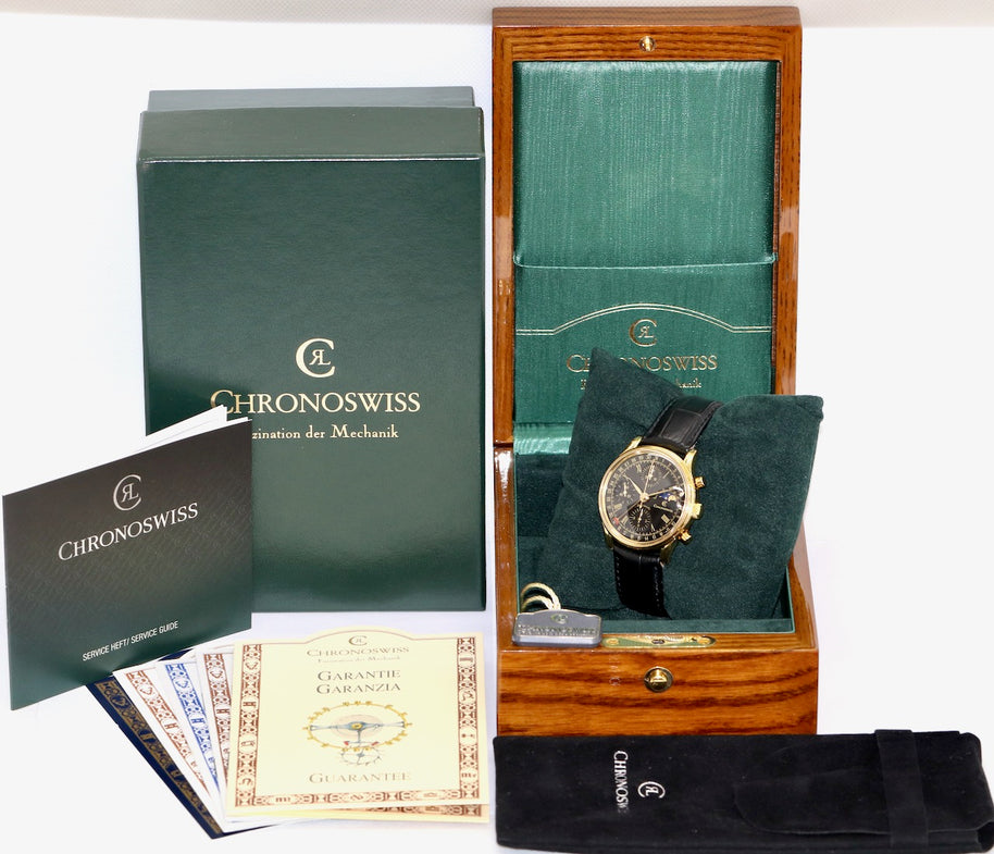 Chronoswiss Lunar Chronograph Lunar CH 77951 77990 Automatik Armbanduhr