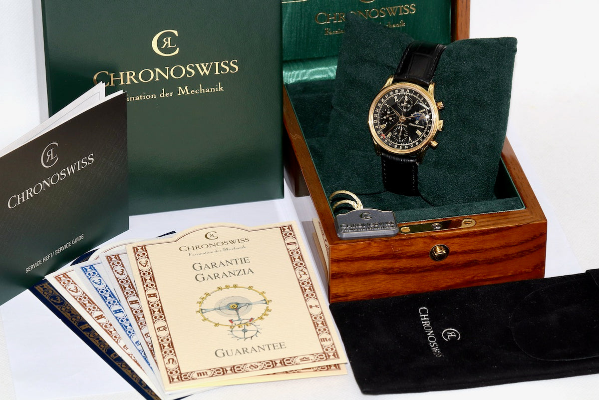 Chronoswiss Lunar Chronograph Lunar CH 77951 77990 Automatik Armbanduhr