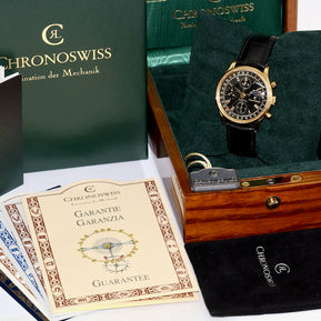 Chronoswiss Lunar Chronograph Lunar CH 77951 77990 Automatik Armbanduhr