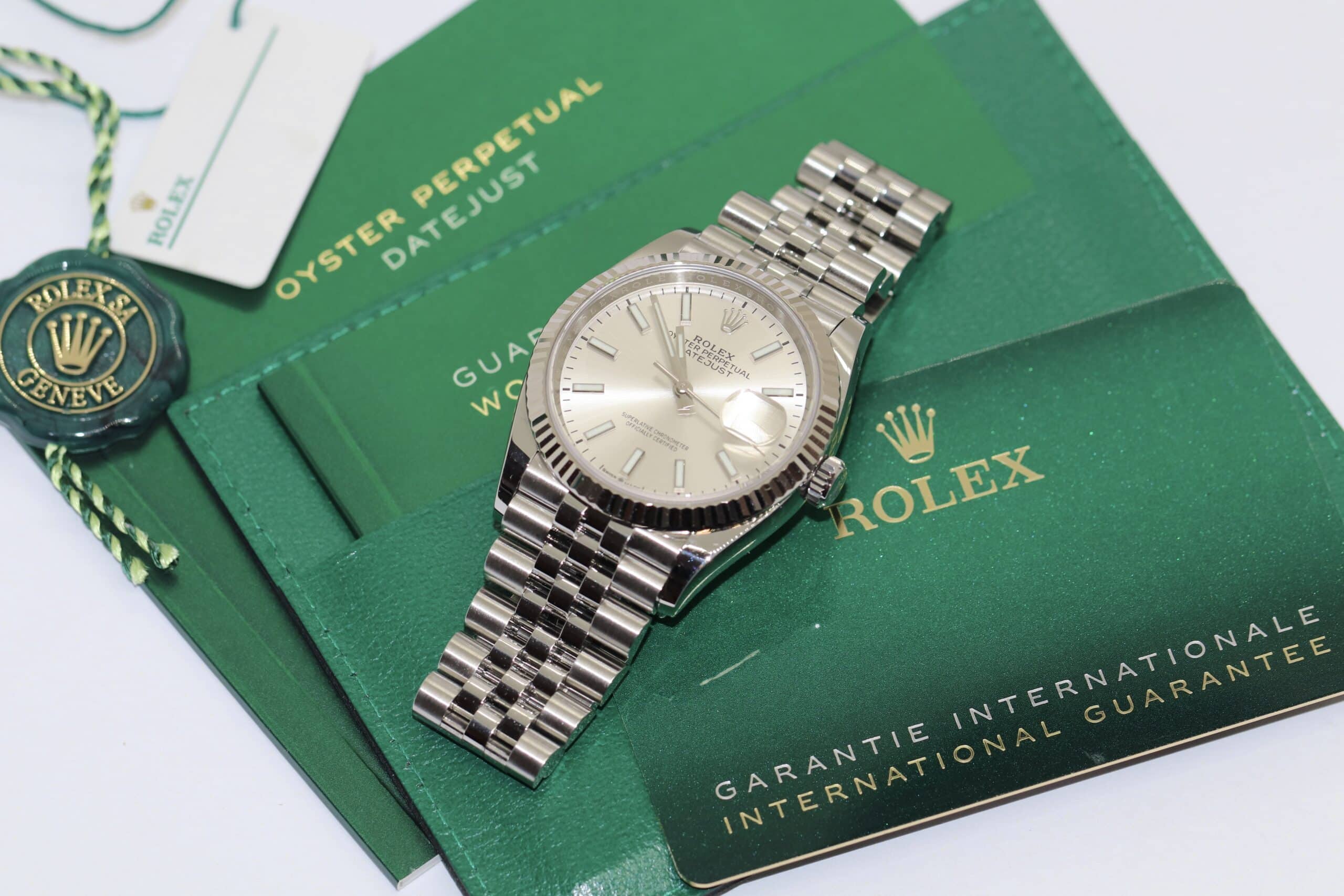Rolex Datejust 36 126234 Grau Jubilee