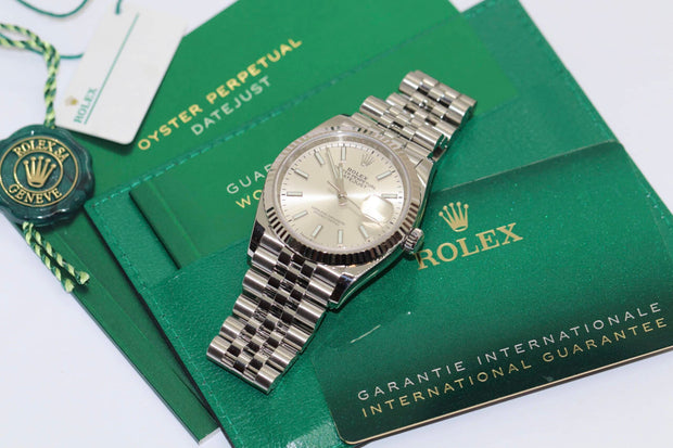 Rolex Datejust 36 126234 Grau Jubilee