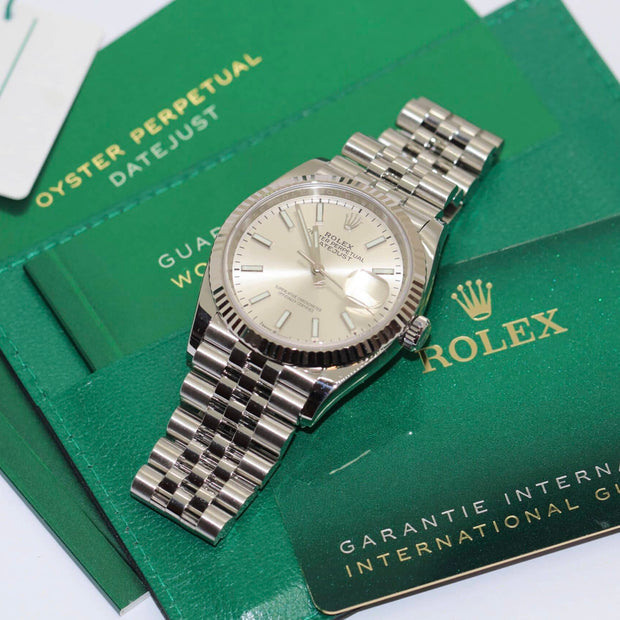 Rolex Datejust 36 126234 Grau Jubilee