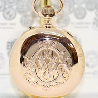 A. Lange & Söhne Taschenuhr 18K Gold Chronograph 1898 Konstantinopel