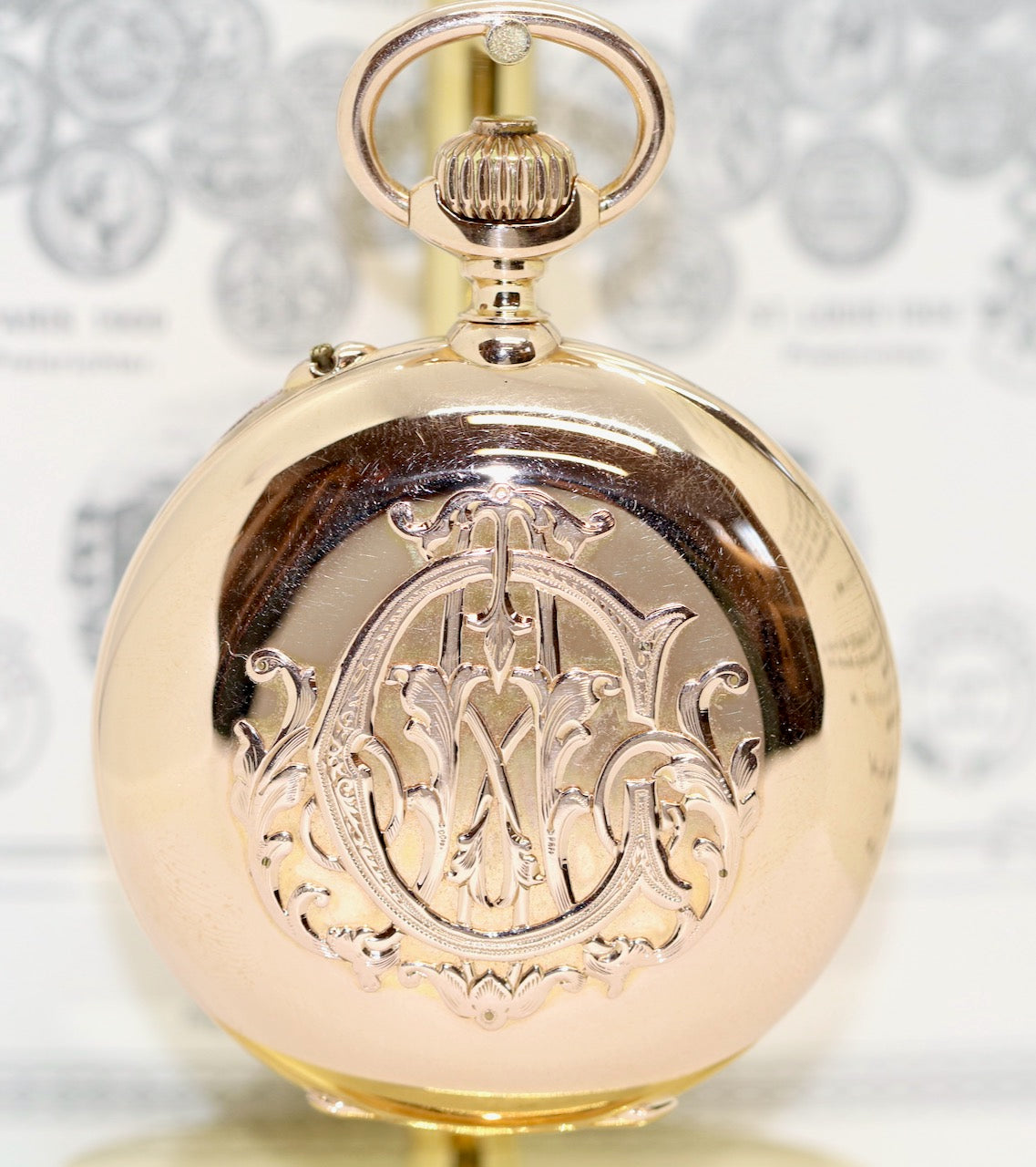 A. Lange & Söhne Taschenuhr 18K Gold Chronograph 1898 Konstantinopel