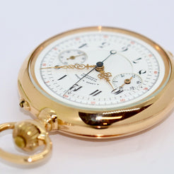 A. Lange & Söhne Taschenuhr 18K Gold Chronograph 1898 Konstantinopel