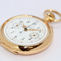 A. Lange & Söhne Taschenuhr 18K Gold Chronograph 1898 Konstantinopel