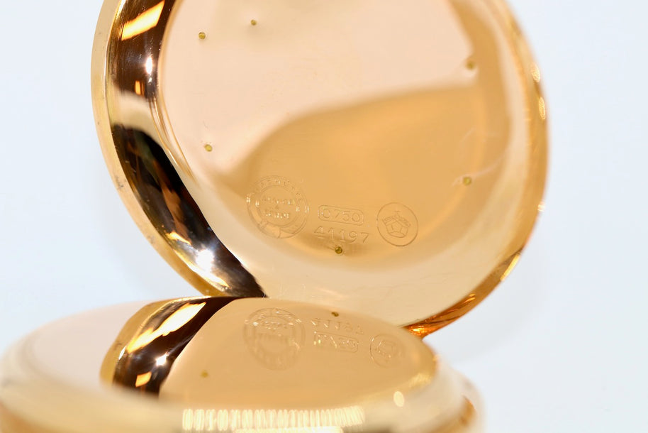 A. Lange & Söhne Taschenuhr 18K Gold Chronograph 1898 Konstantinopel