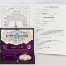 A. Lange & Söhne Taschenuhr 18K Gold Chronograph 1898 Konstantinopel