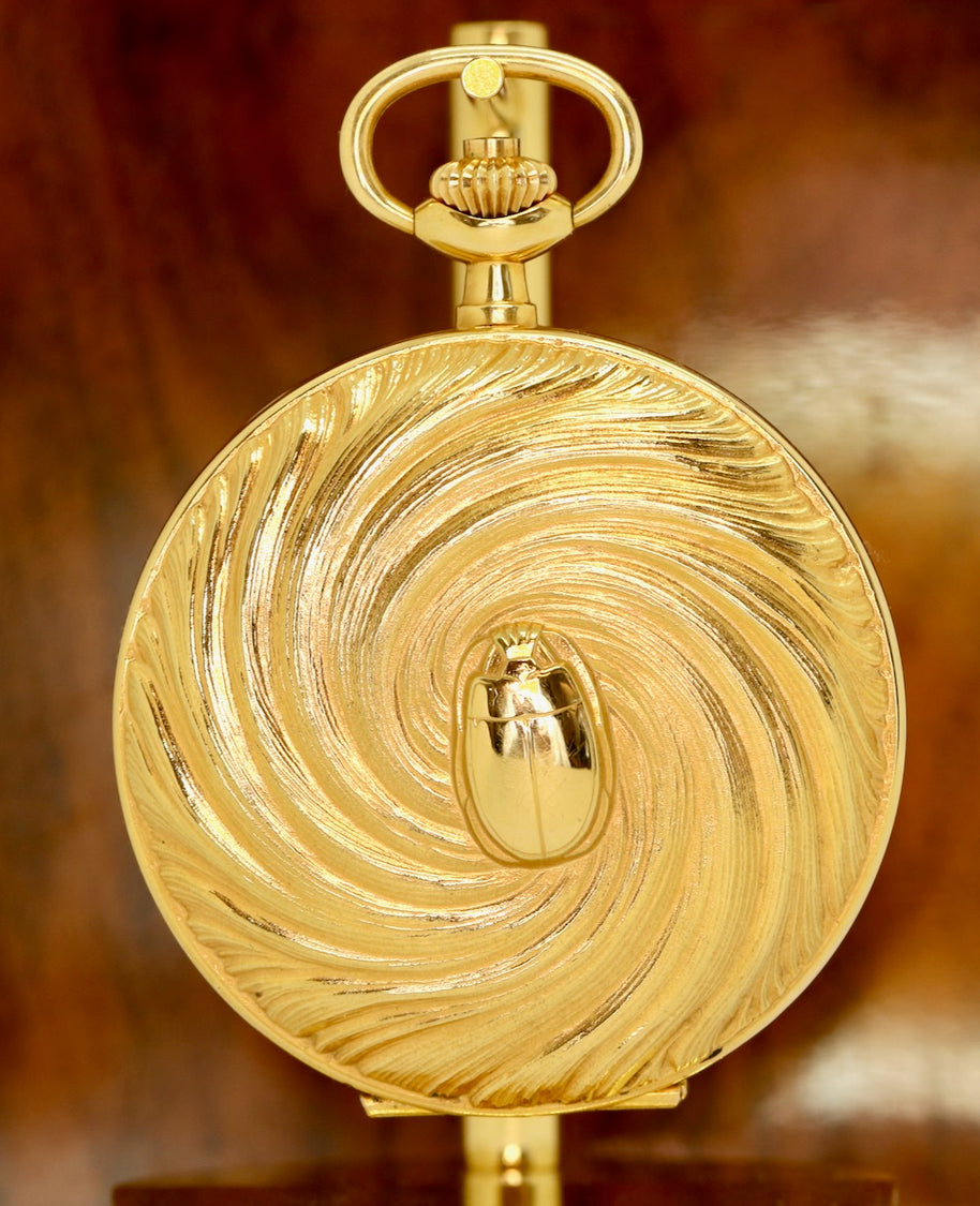 IWC Taschenuhr Scarabaeus by Ernst Fuchs Ref. 5420 18 Karat Gold