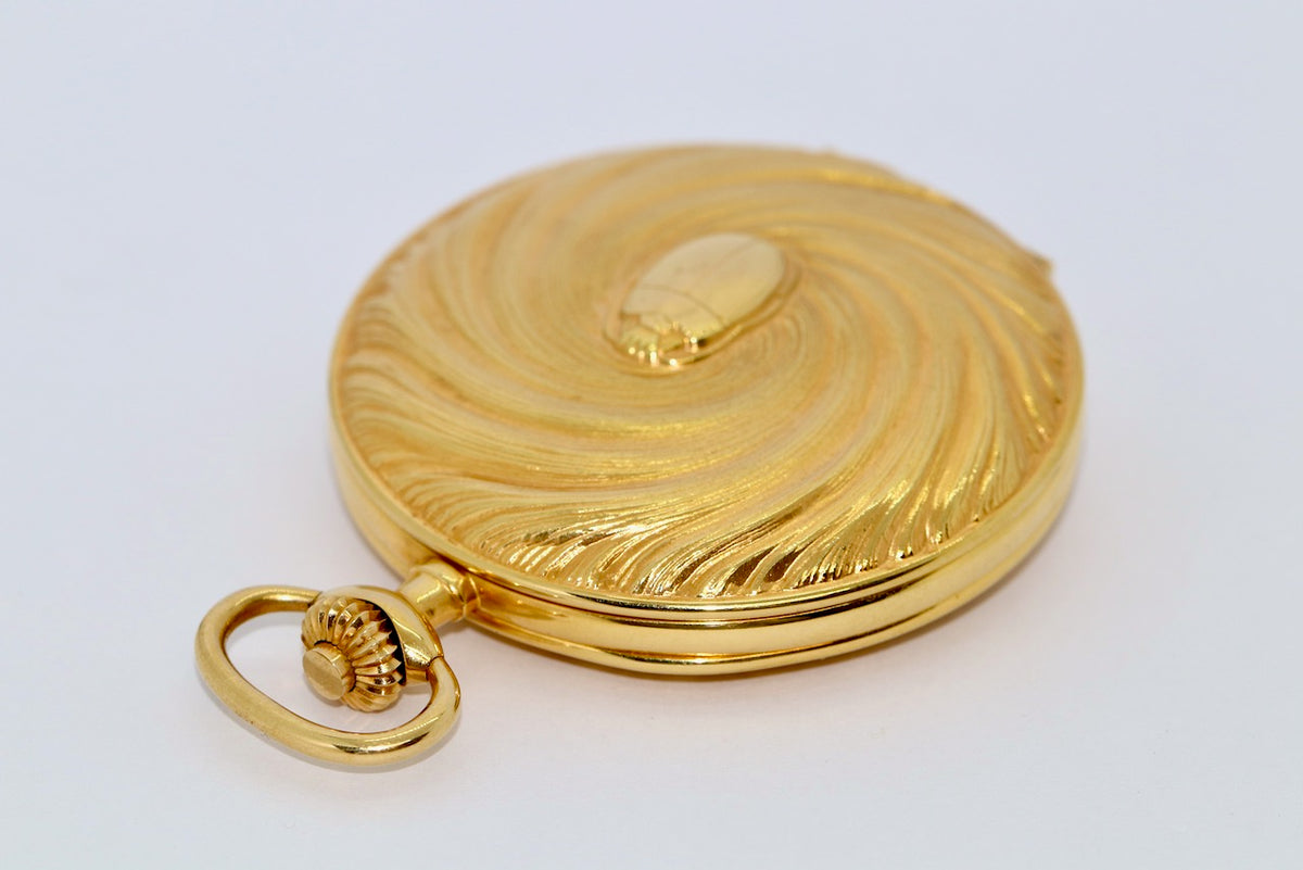 IWC Taschenuhr Scarabaeus by Ernst Fuchs Ref. 5420 18 Karat Gold