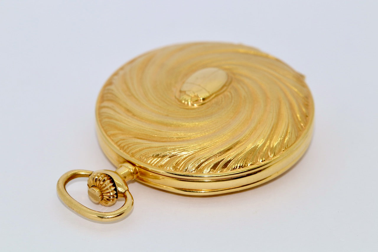 IWC Taschenuhr Scarabaeus by Ernst Fuchs Ref. 5420 18 Karat Gold